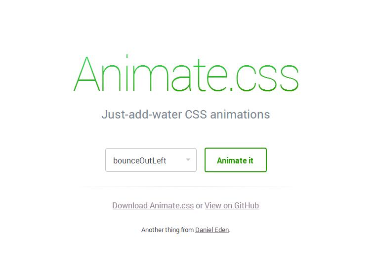 Animate.css一款跨瀏覽器的CSS3動(dòng)畫庫(kù)